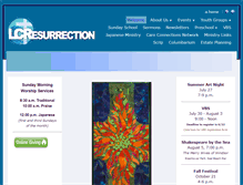Tablet Screenshot of lcrhb.org